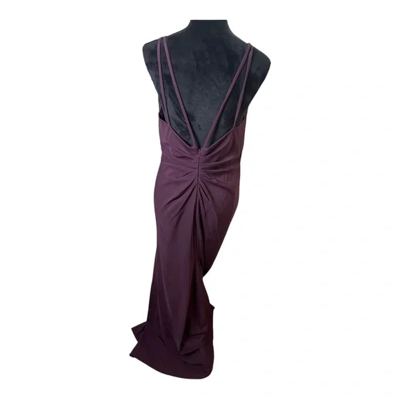 Cachet Slit Bridesmaid Maxi Dress Size 10 - Picture 3 of 7